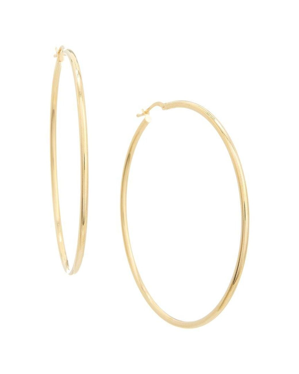 Italian Gold Metallic 18K Earrings