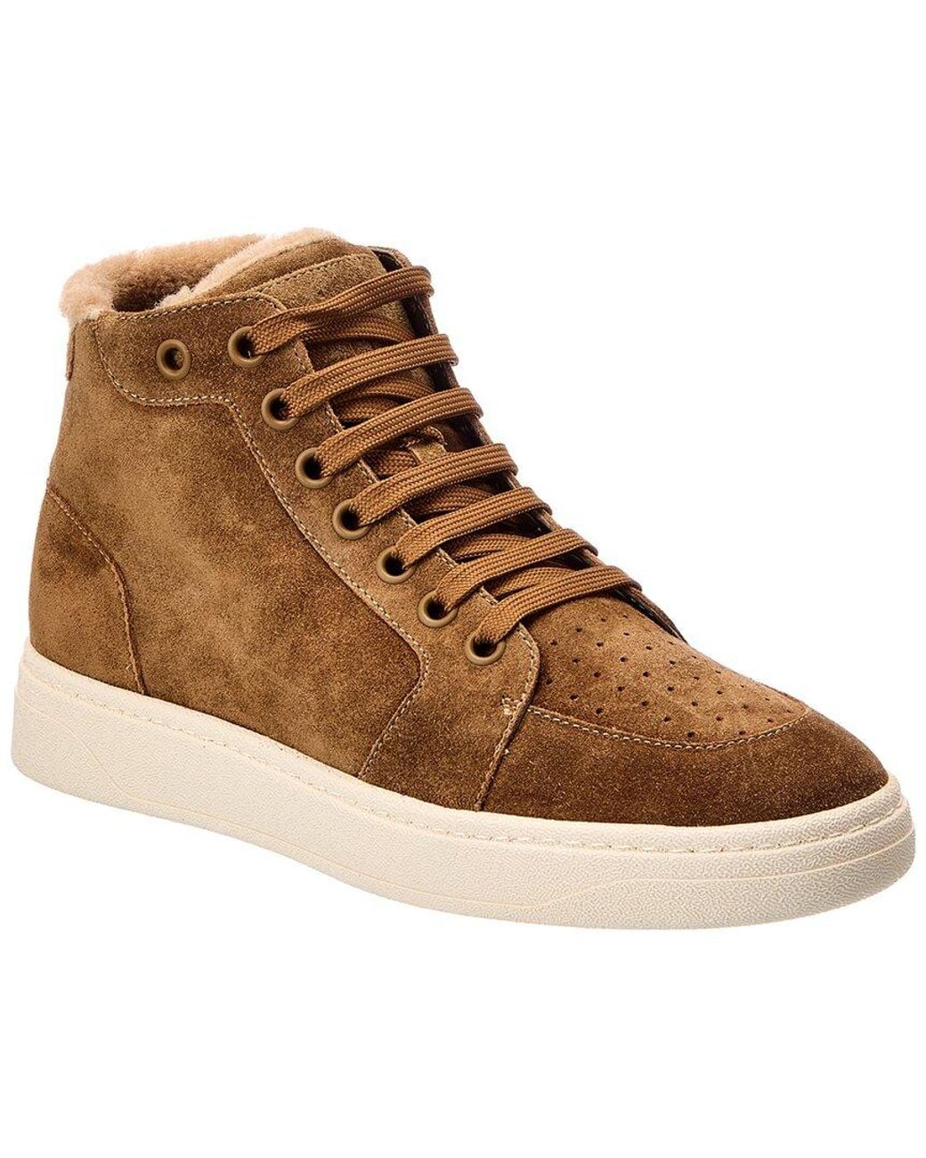 Giuseppe Zanotti Brown Gz/94 Suede High-Top Sneaker for men