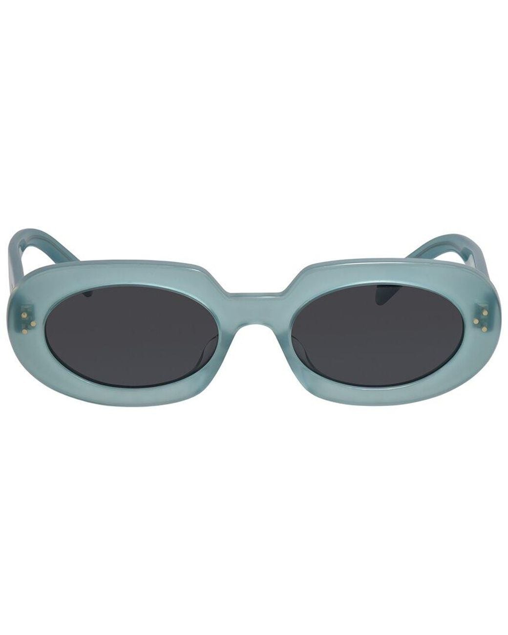 Céline Blue Bold 3 Dots 54Mm Sunglasses
