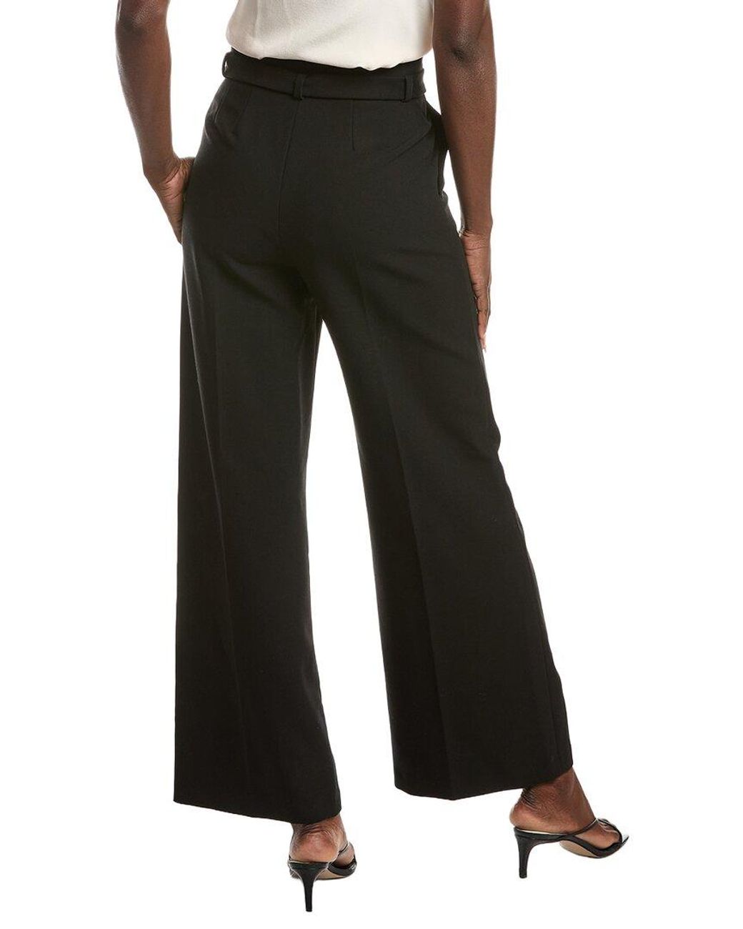 Maje Black Belted Pant