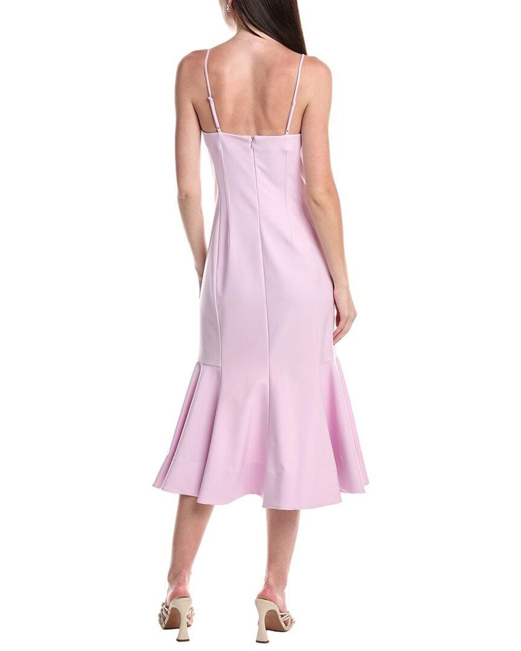 Jonathan Simkhai Pink Kimmy Midi Dress