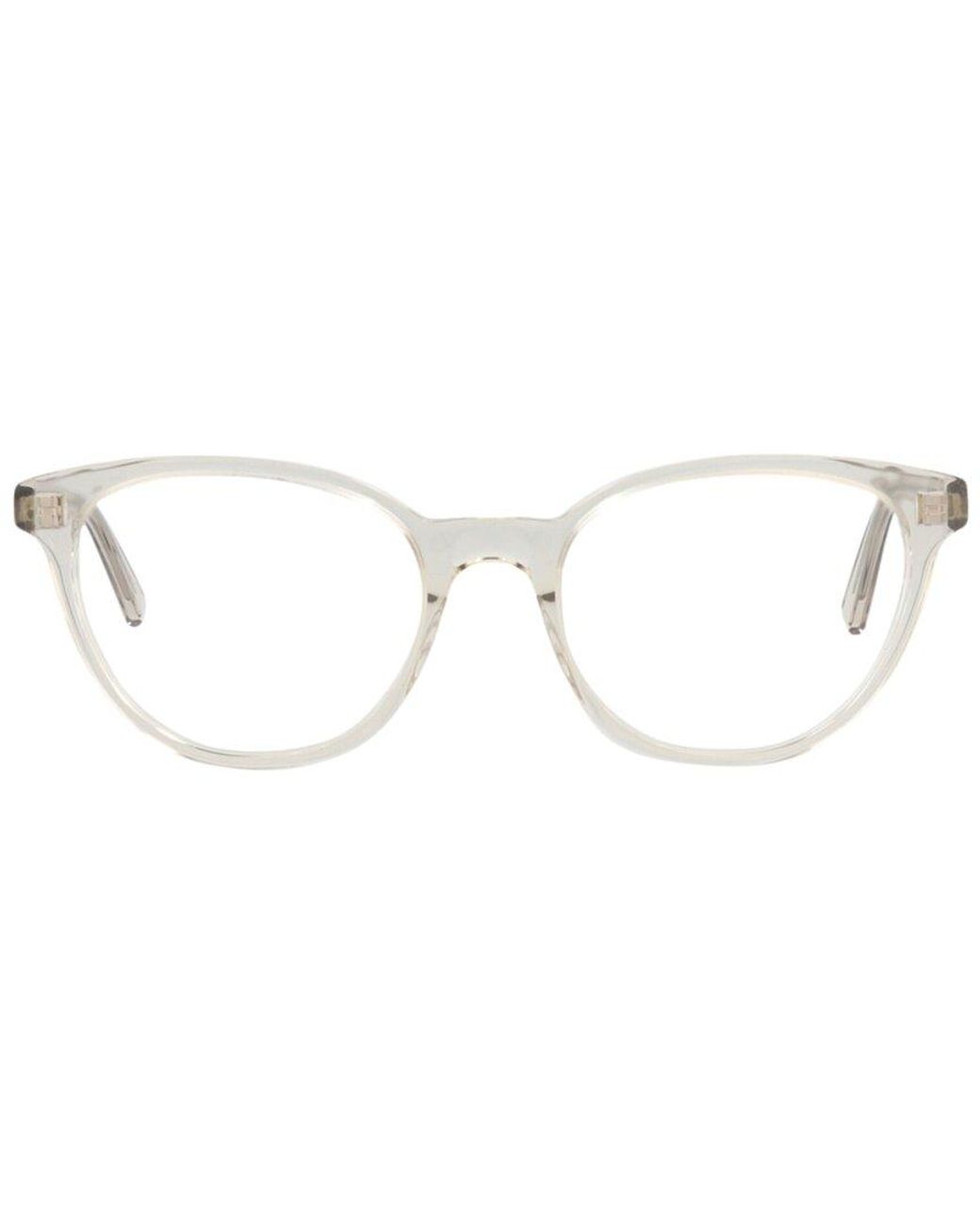 Saint Laurent White Sl589 52Mm Optical Frames
