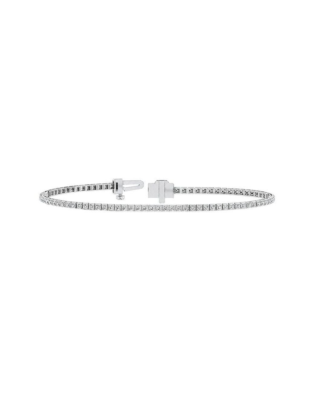 Lab Grown Diamonds White 14K 1.23 Ct. Tw. Lab-Grown Diamond Tennis Bracelet