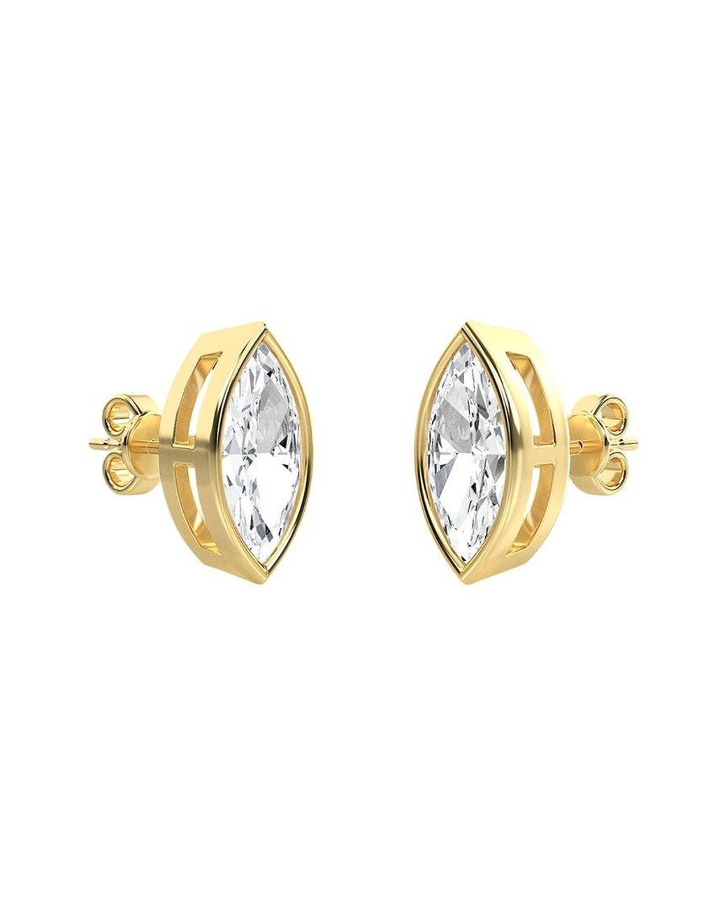 Diana M Metallic Diana M. Fine Jewelry 14k 1.08 Ct. Tw. Lab Grown Diamond Studs