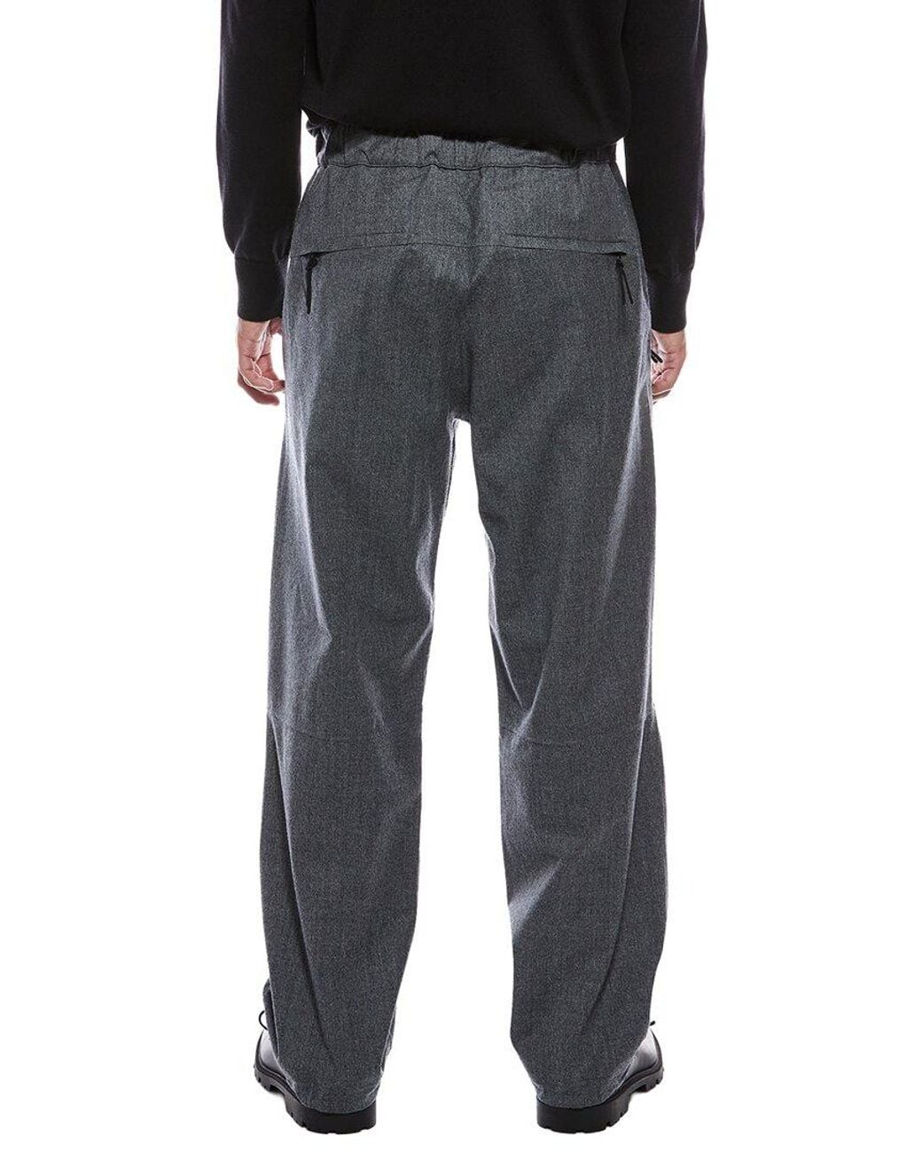 Todd Snyder Black X Woolrich Tech Wool Pant for men