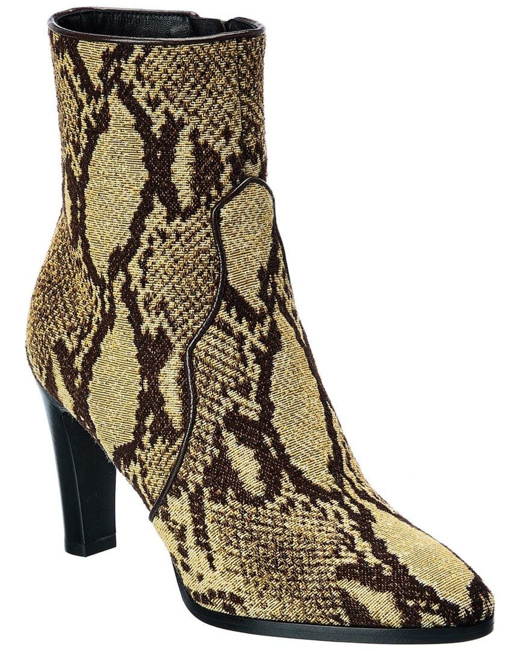 Céline Metallic Claude Knit Bootie