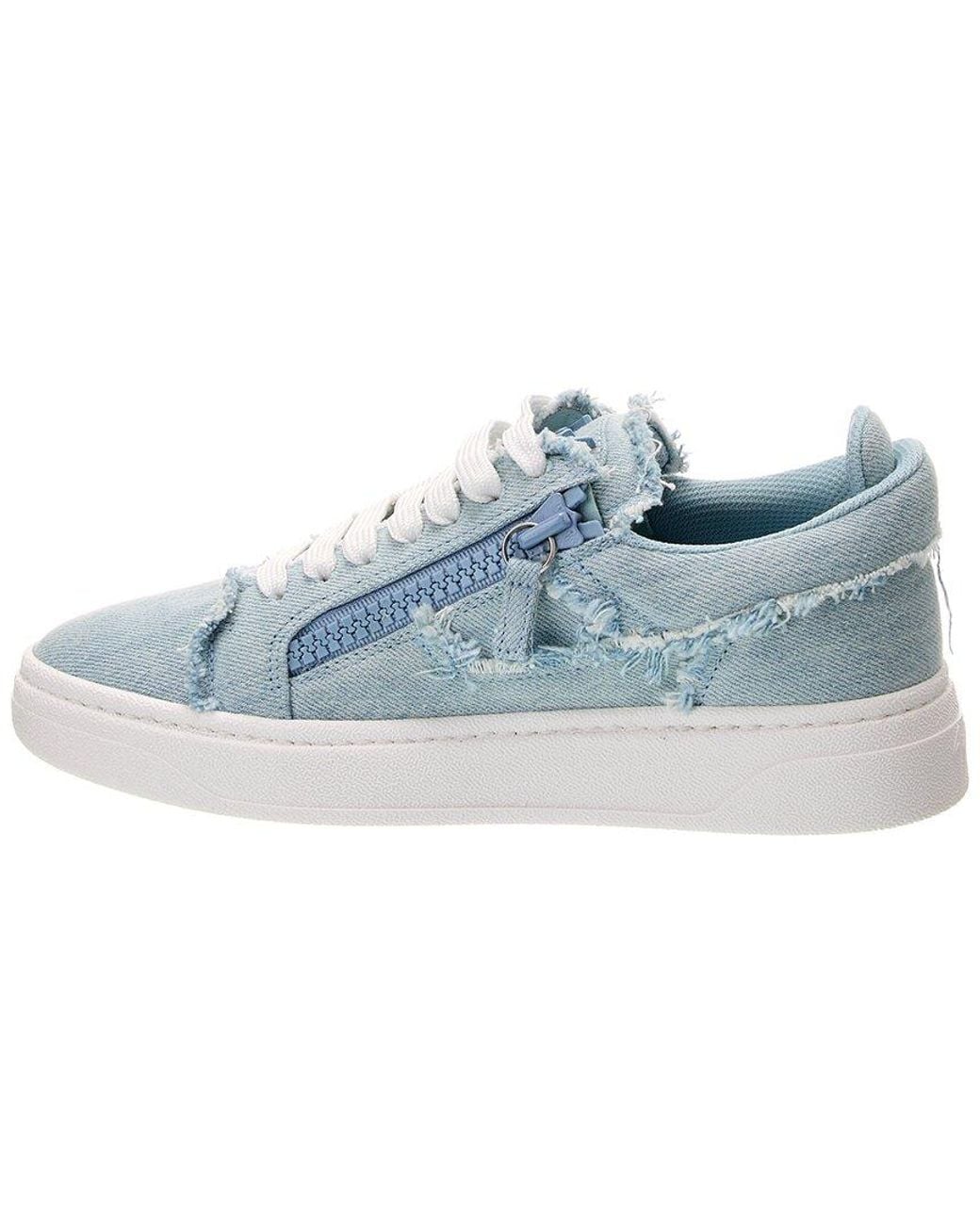 Giuseppe Zanotti Blue Gz/94 Denim Sneaker