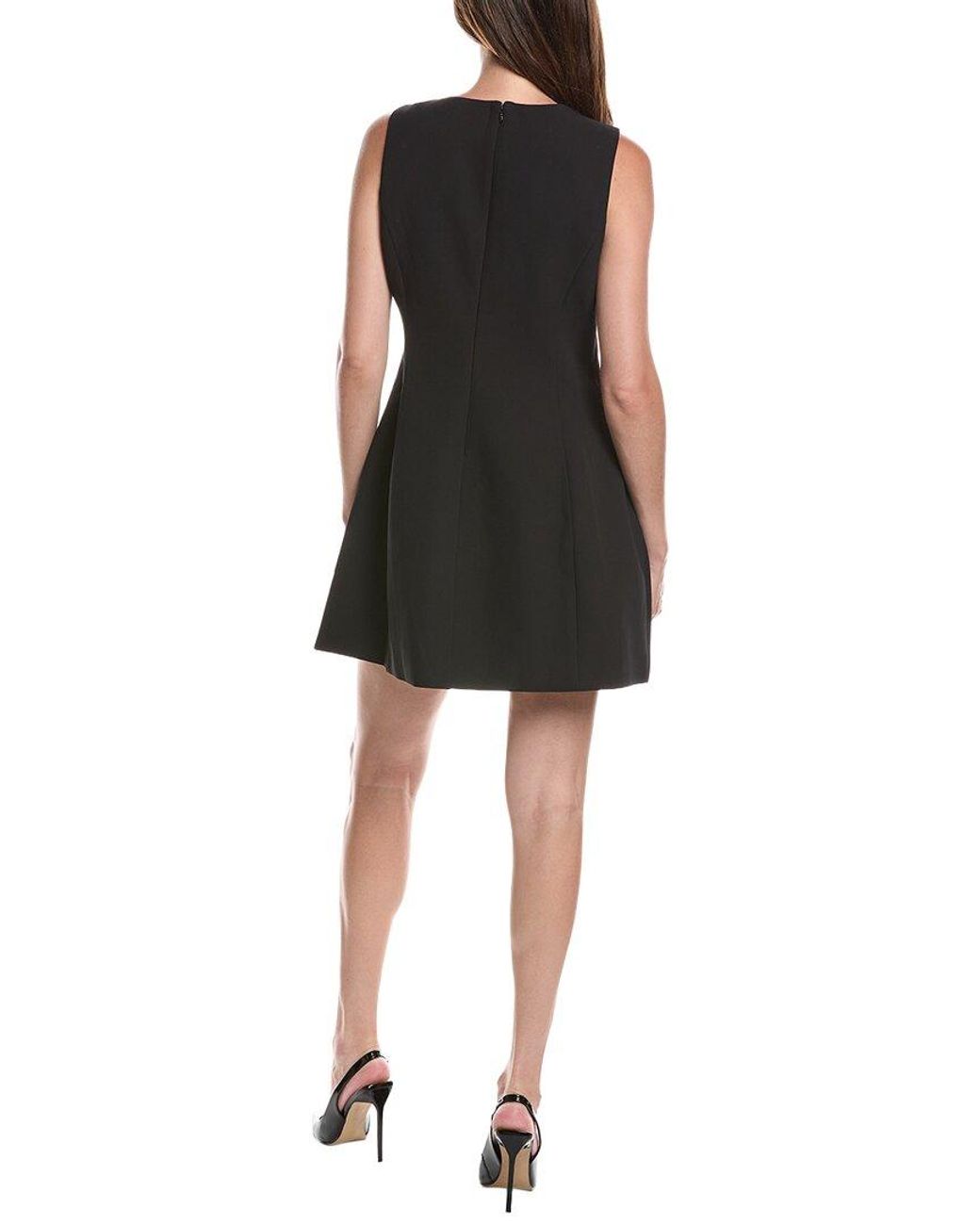 LAYERED WITH LOVE Black Solid Sleeveless Mini Dress
