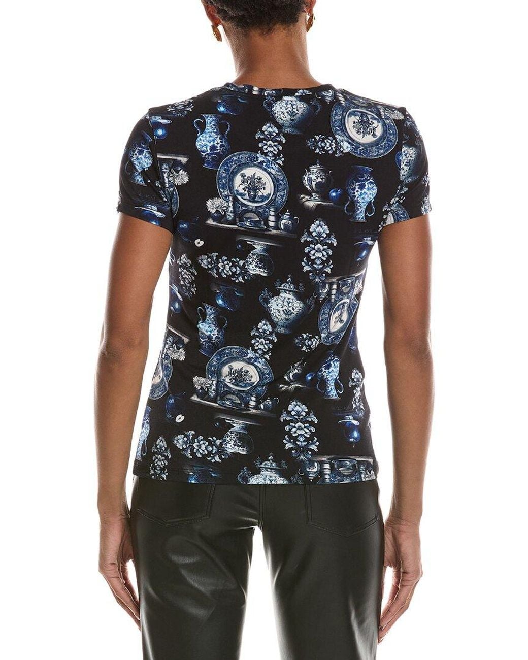 L'Agence Blue Ressi Crew Porcelain Top