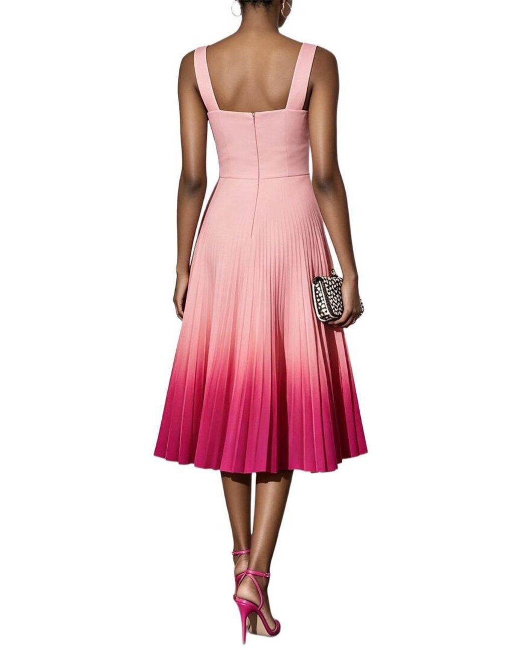 Tedora Red Midi Dress