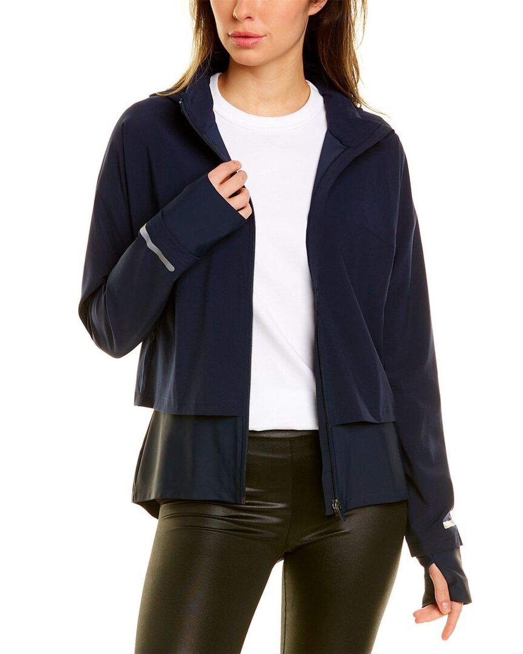 Sweaty Betty Fast Track Running Jacket in Blue Lyst