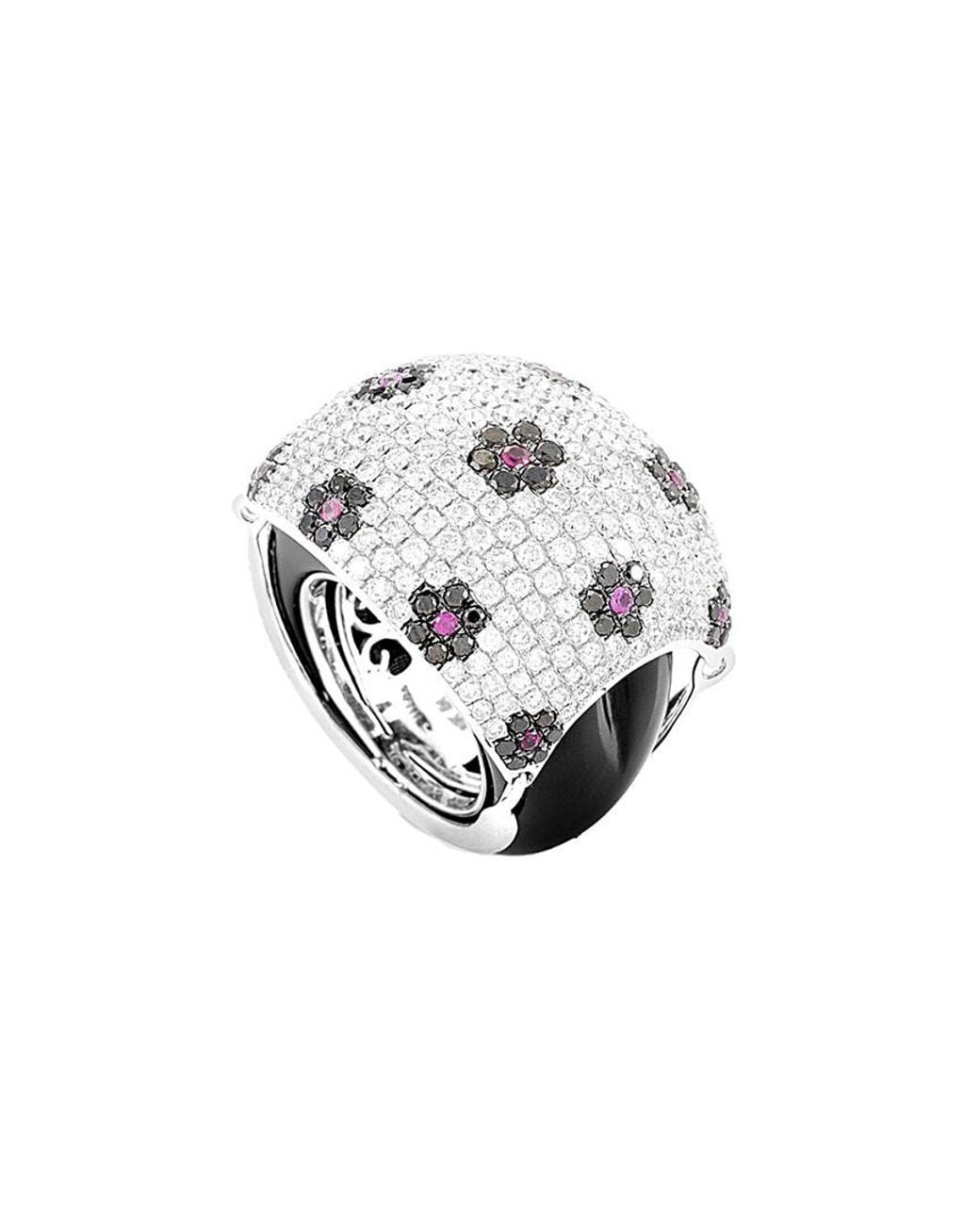 Diamond Select Cuts White 18k 5.31 Ct. Tw. Diamond & Gemstone Ring