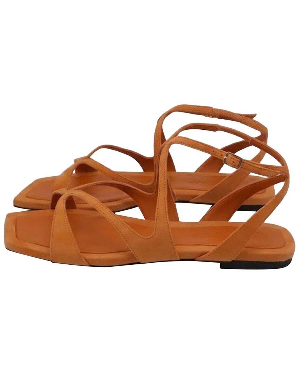 Jimmy Choo Brown Suede Ayla Sandal (Authentic Pre-Loved)