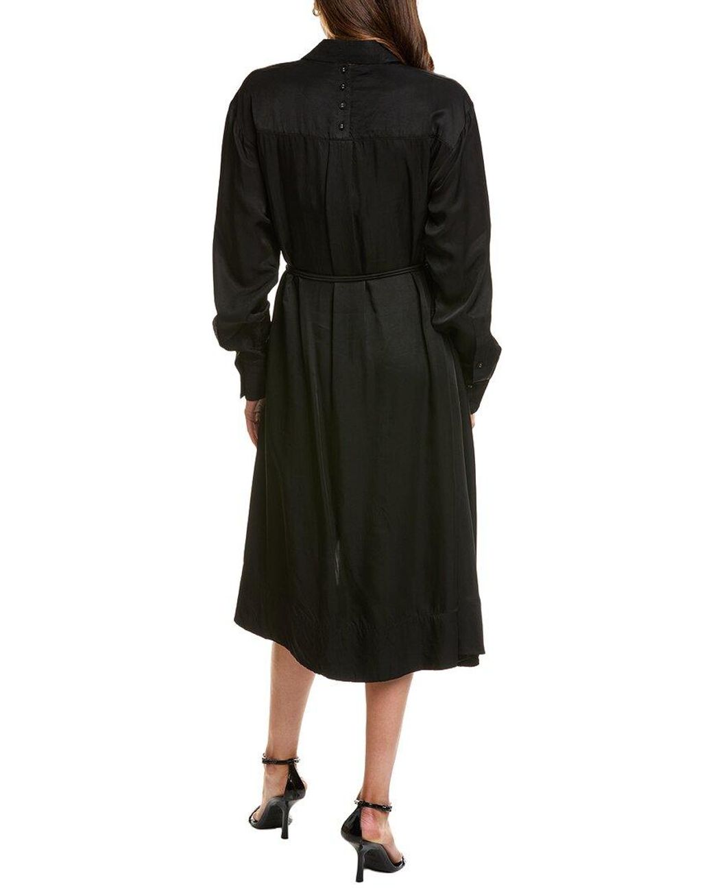Proenza Schouler Black Nelson Midi Dress