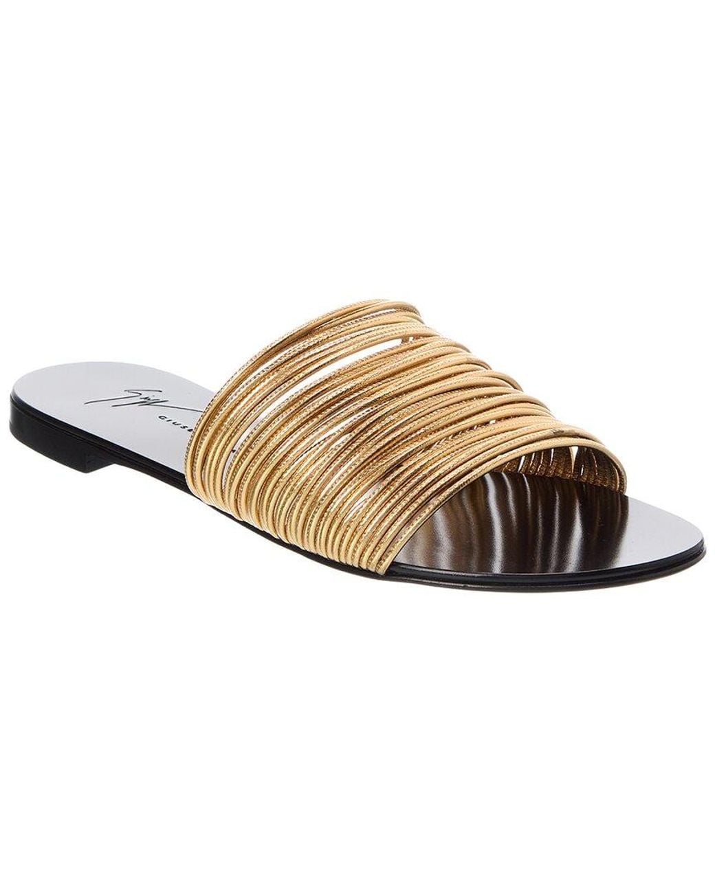 Giuseppe Zanotti Brown Clio Leather Sandal