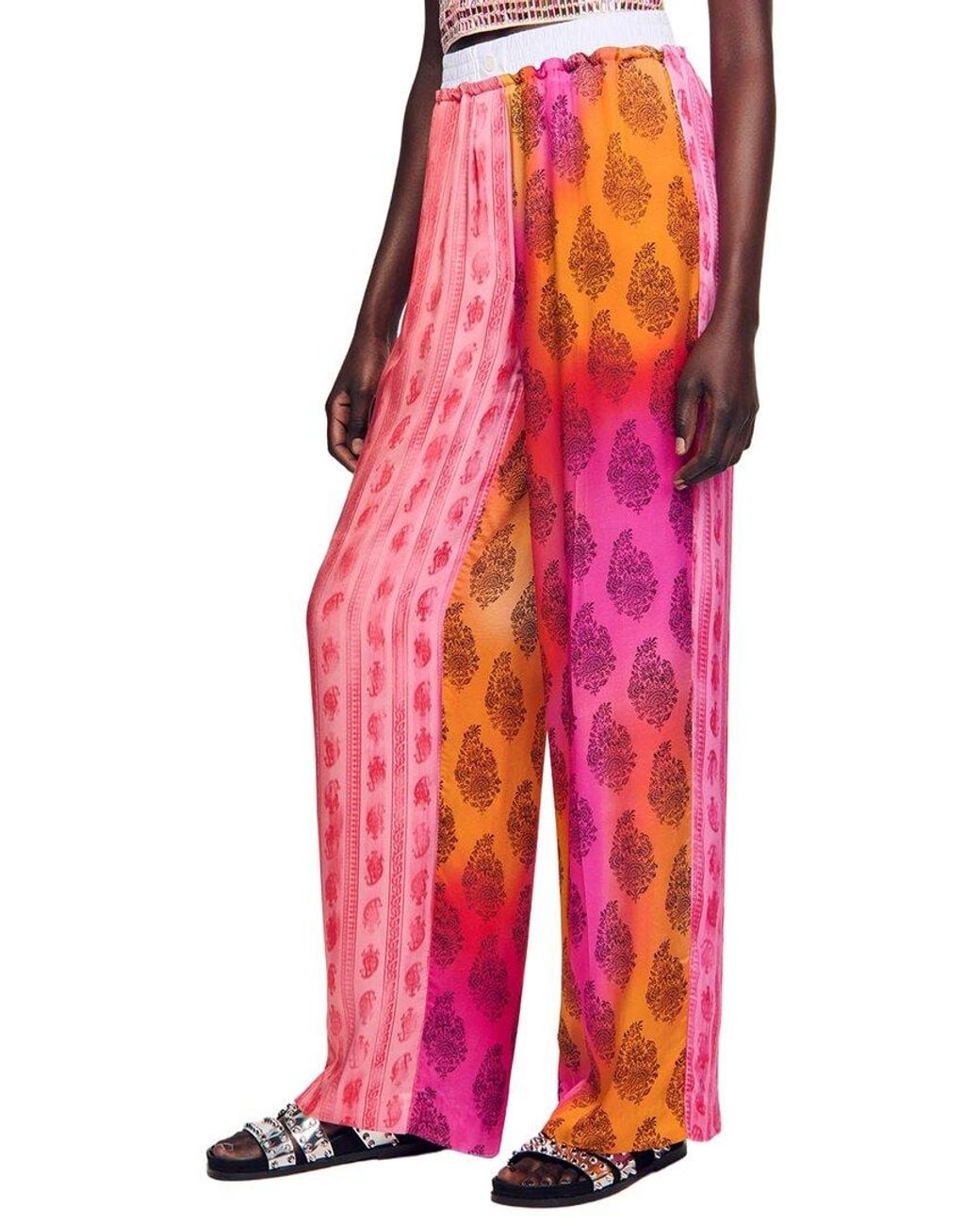 Sandro Red Dual Pant