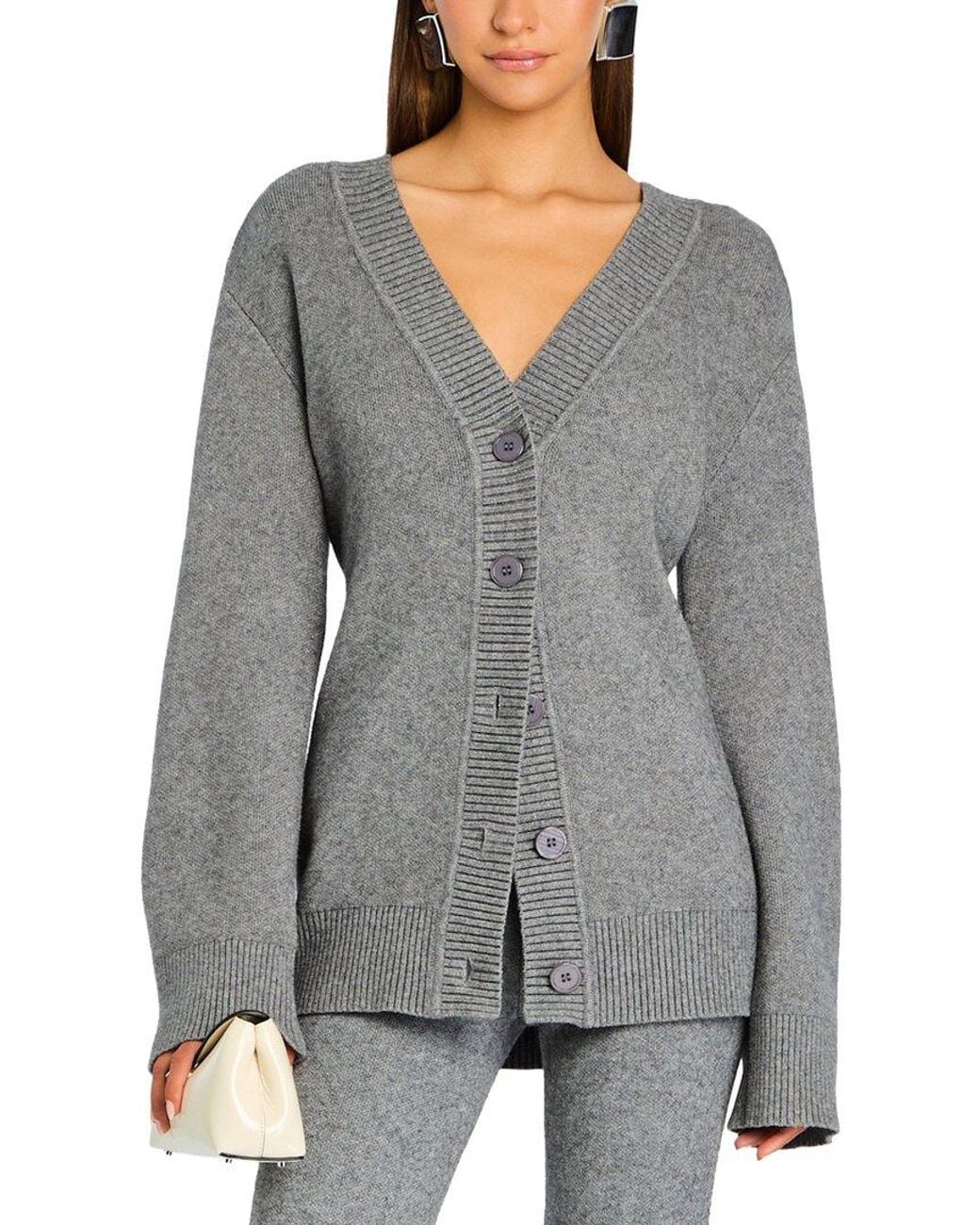 SER.O.YA Gray Denise Cardigan
