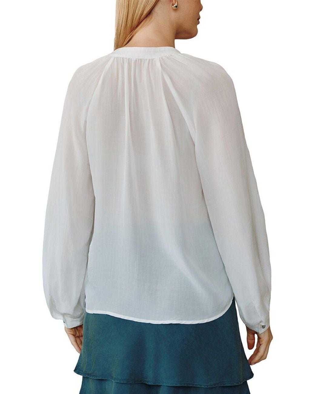 Bella Dahl Gray Blouse