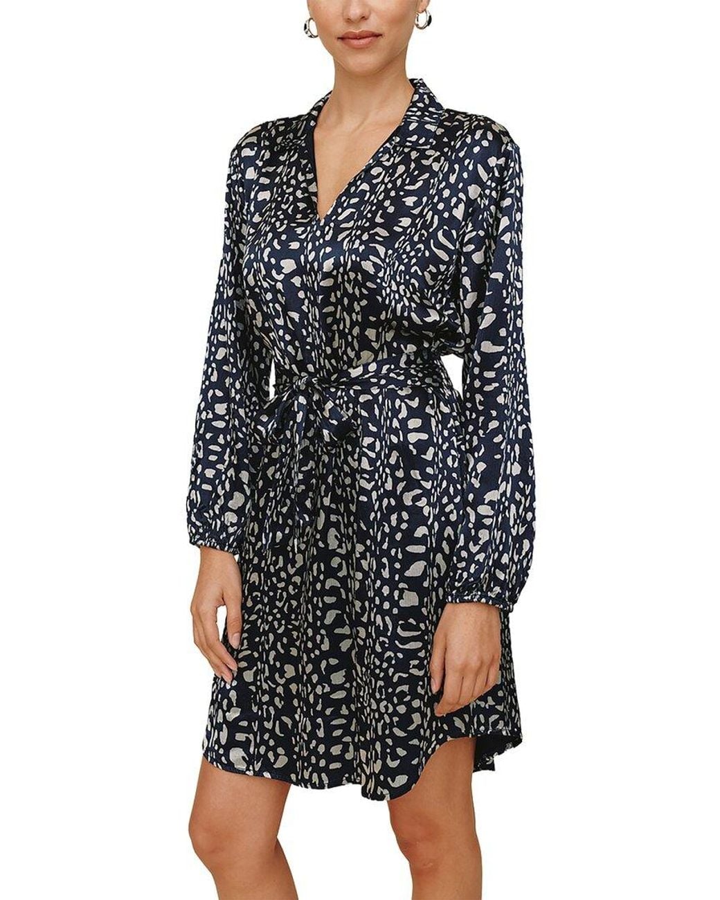 Bella Dahl Black Elastic Waist Tunic Dress