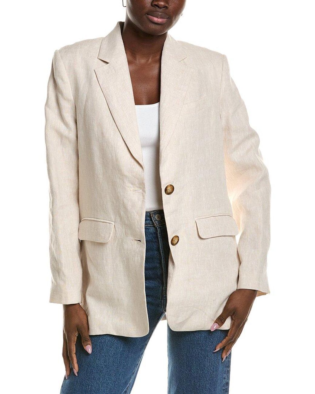 Emerson Fry Natural Atelier Linen Blazer