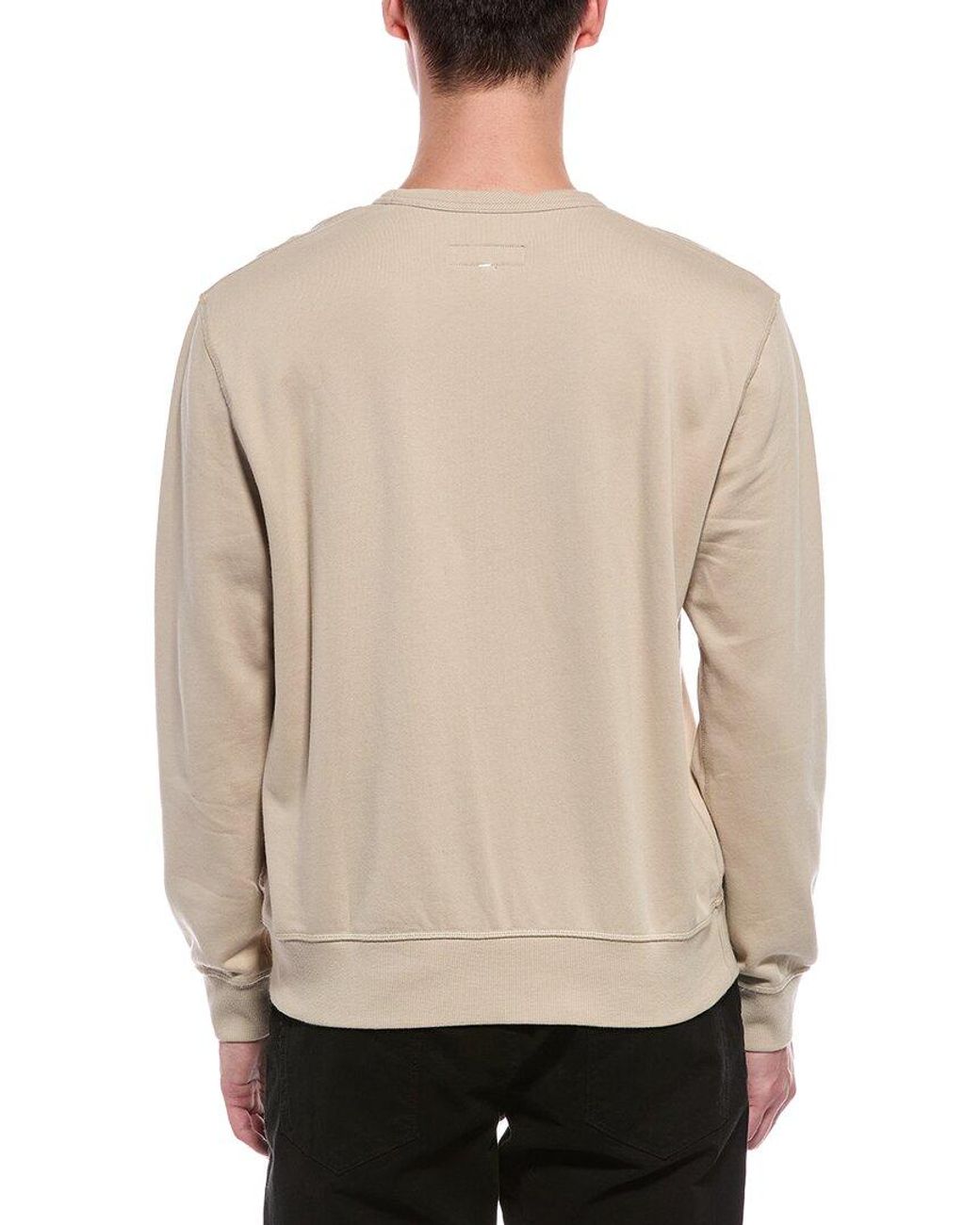 Rag & Bone Natural Massey Crewneck Sweatshirt for men
