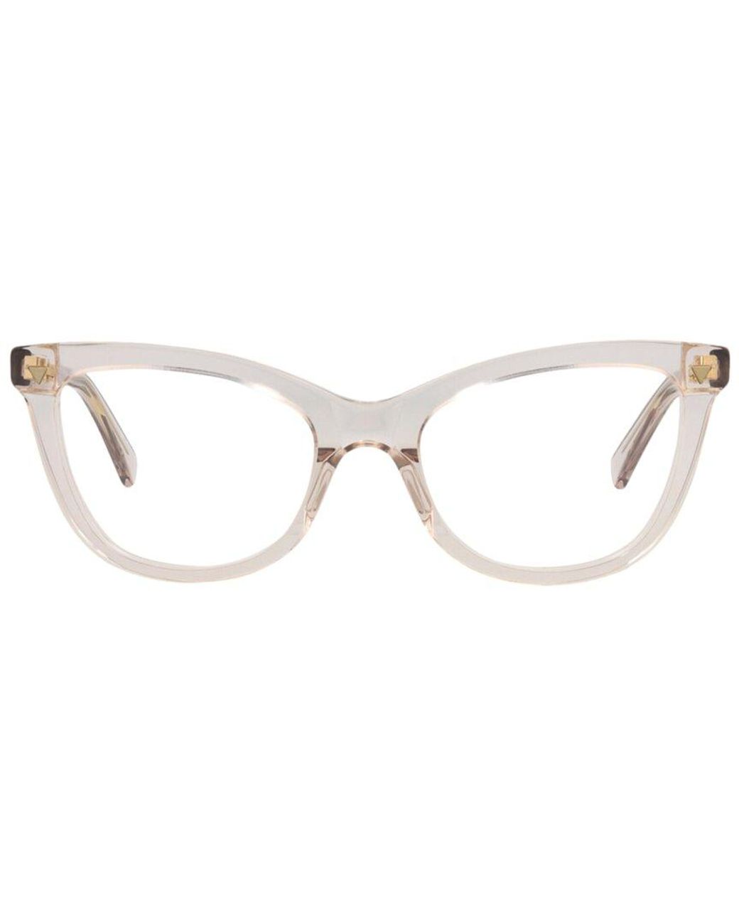 Bottega Veneta White Bv1226O 52Mm Optical Frames
