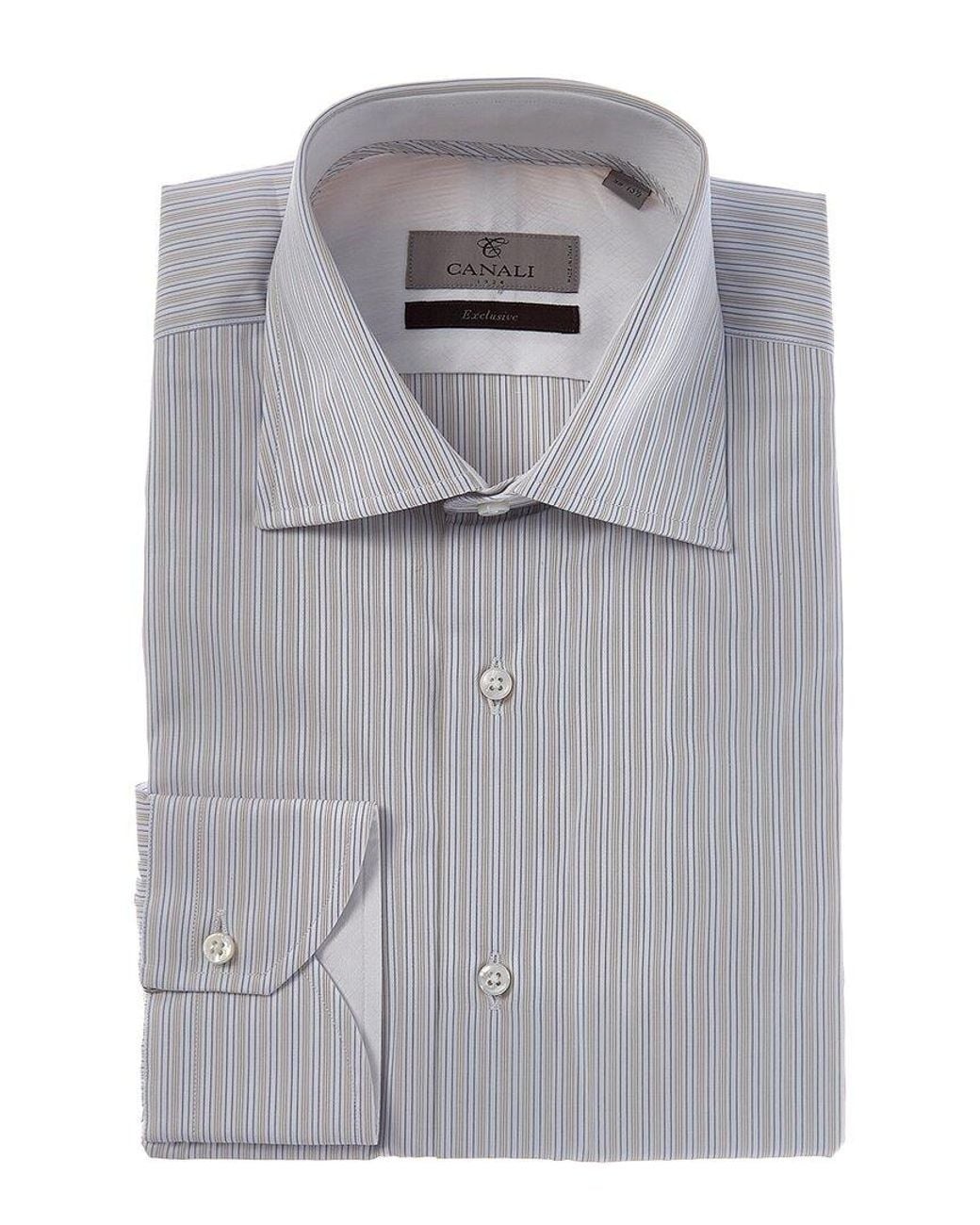 Canali Gray Dress Shirt for men