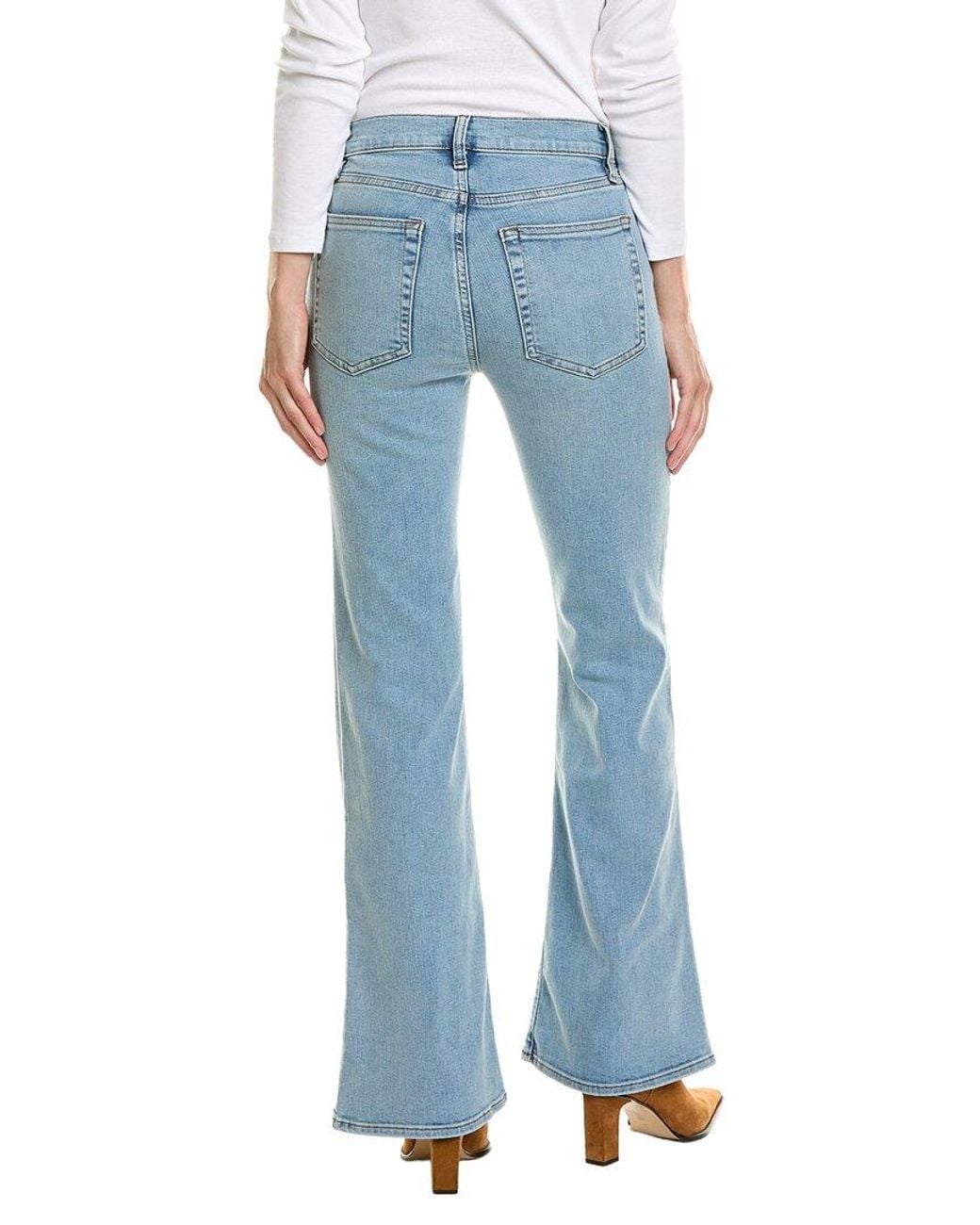FRAME Blue Frame The Icon Ripple Flare Jean