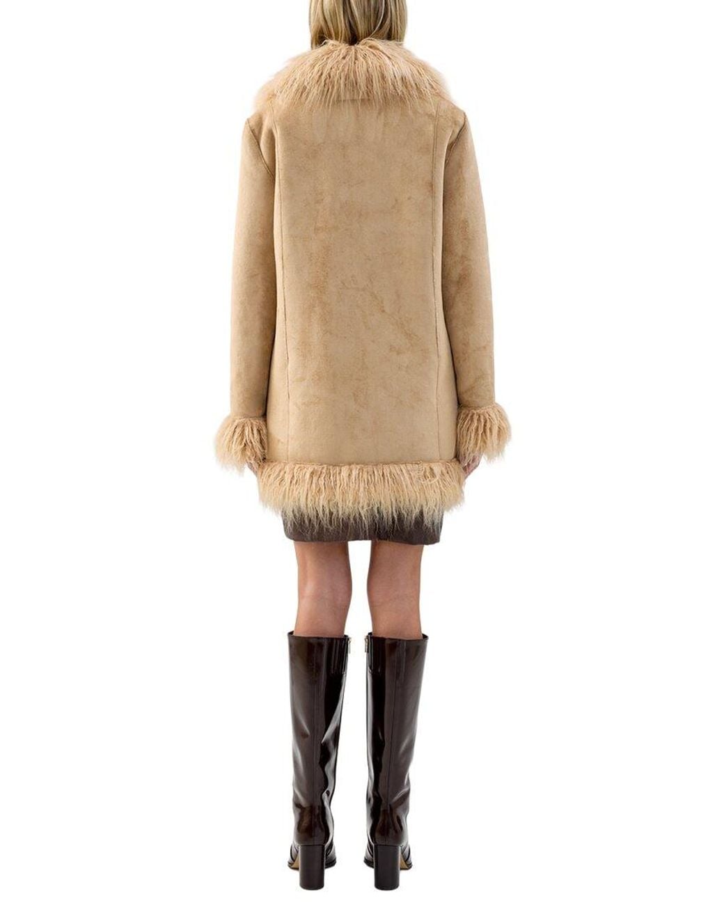Unreal Fur Natural Avant Garde Coat