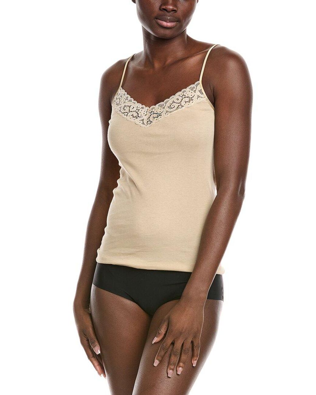 Hanro Brown V-Neck Cami