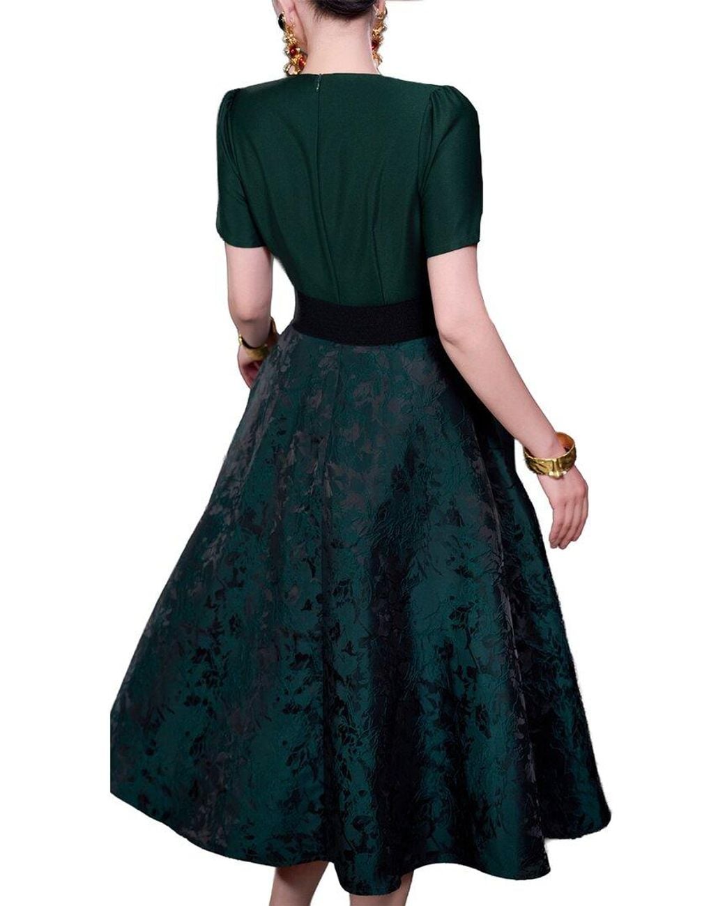BRC By BURRYCO Blue Solid Midi Dress