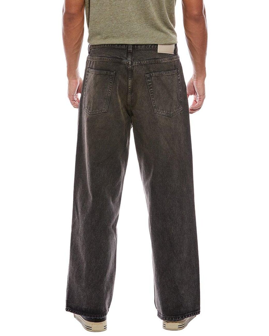 Our Legacy Black Distressed Straight Jean for men