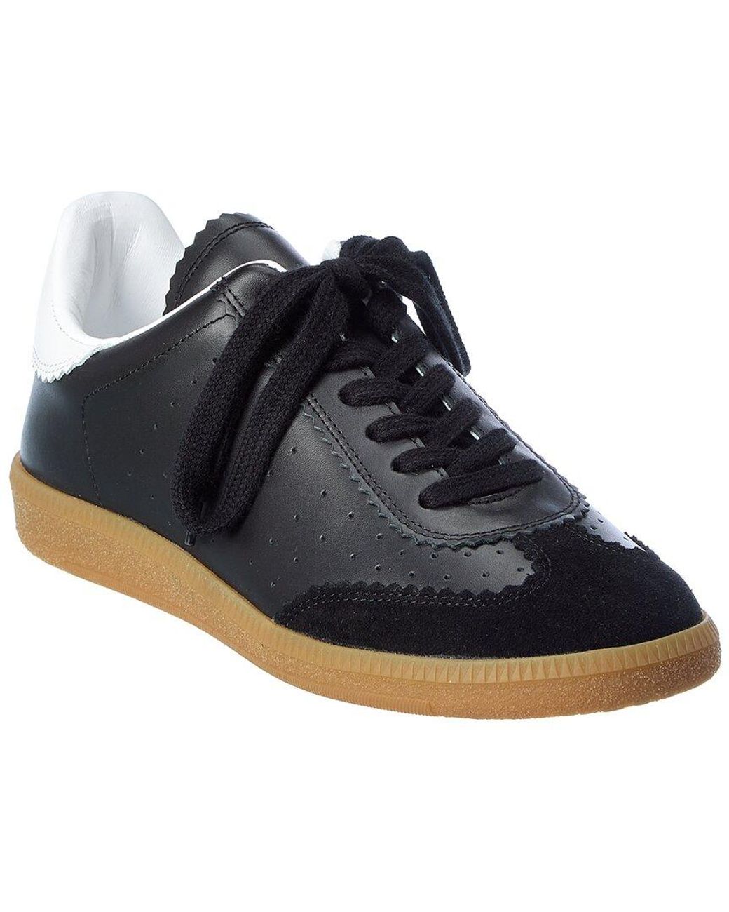 Isabel Marant Blue Bryce Leather Sneaker