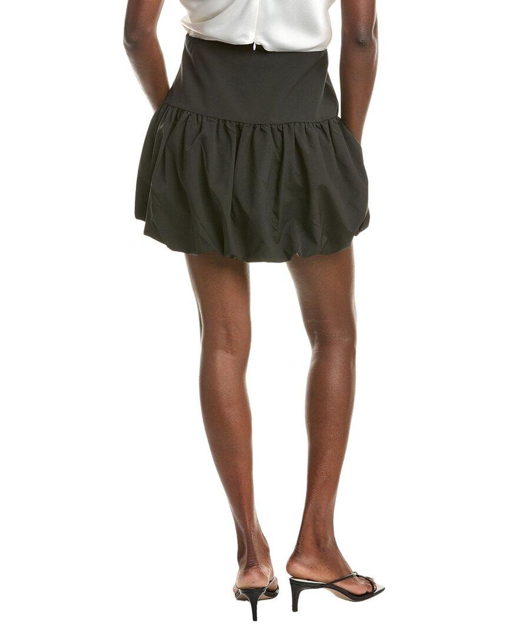 Lamarque Black Marigold Bubble Mini Skirt