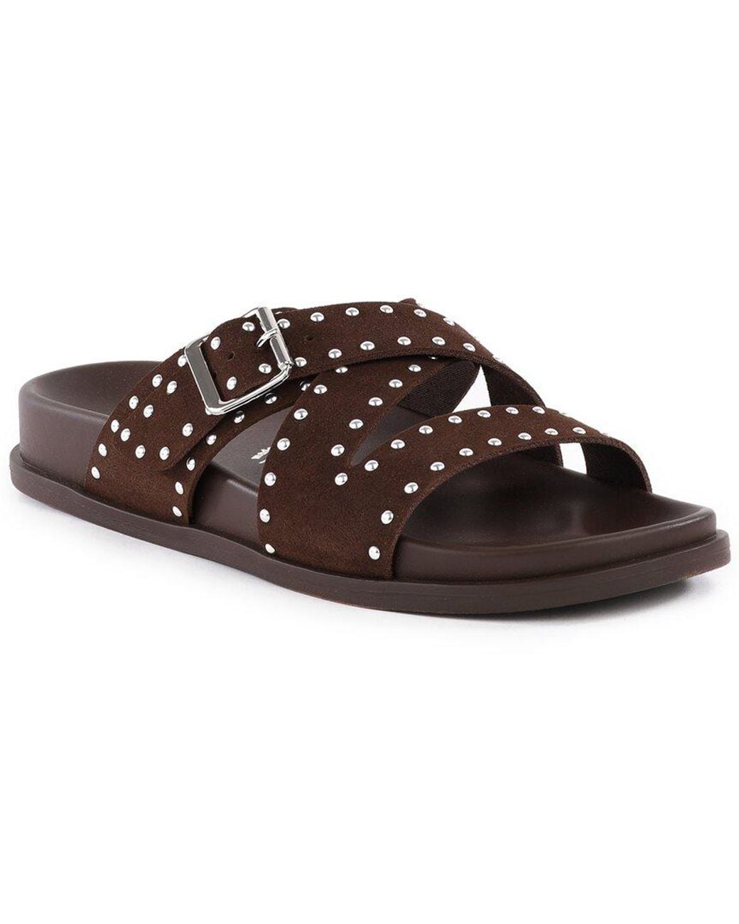 Seychelles Brown Vip List Suede Sandal