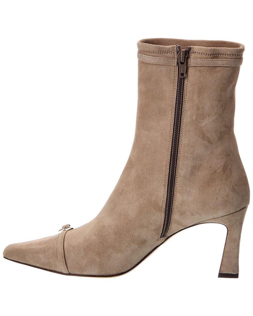 Bruno Magli Brown Addison Suede Bootie