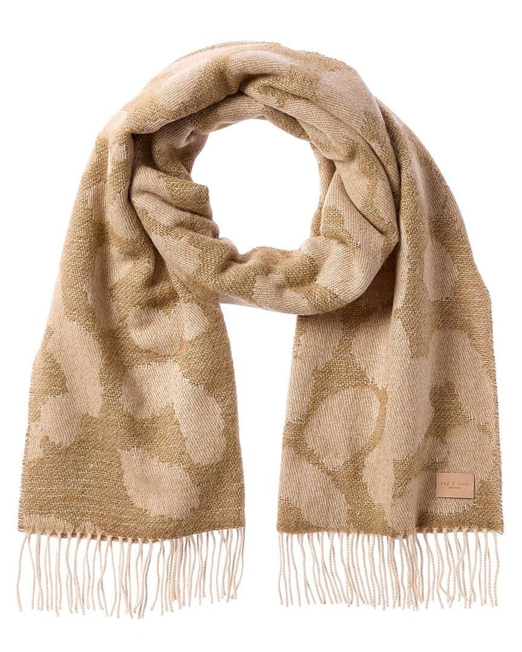 Rag & Bone Natural Piper Wool-Blend Scarf