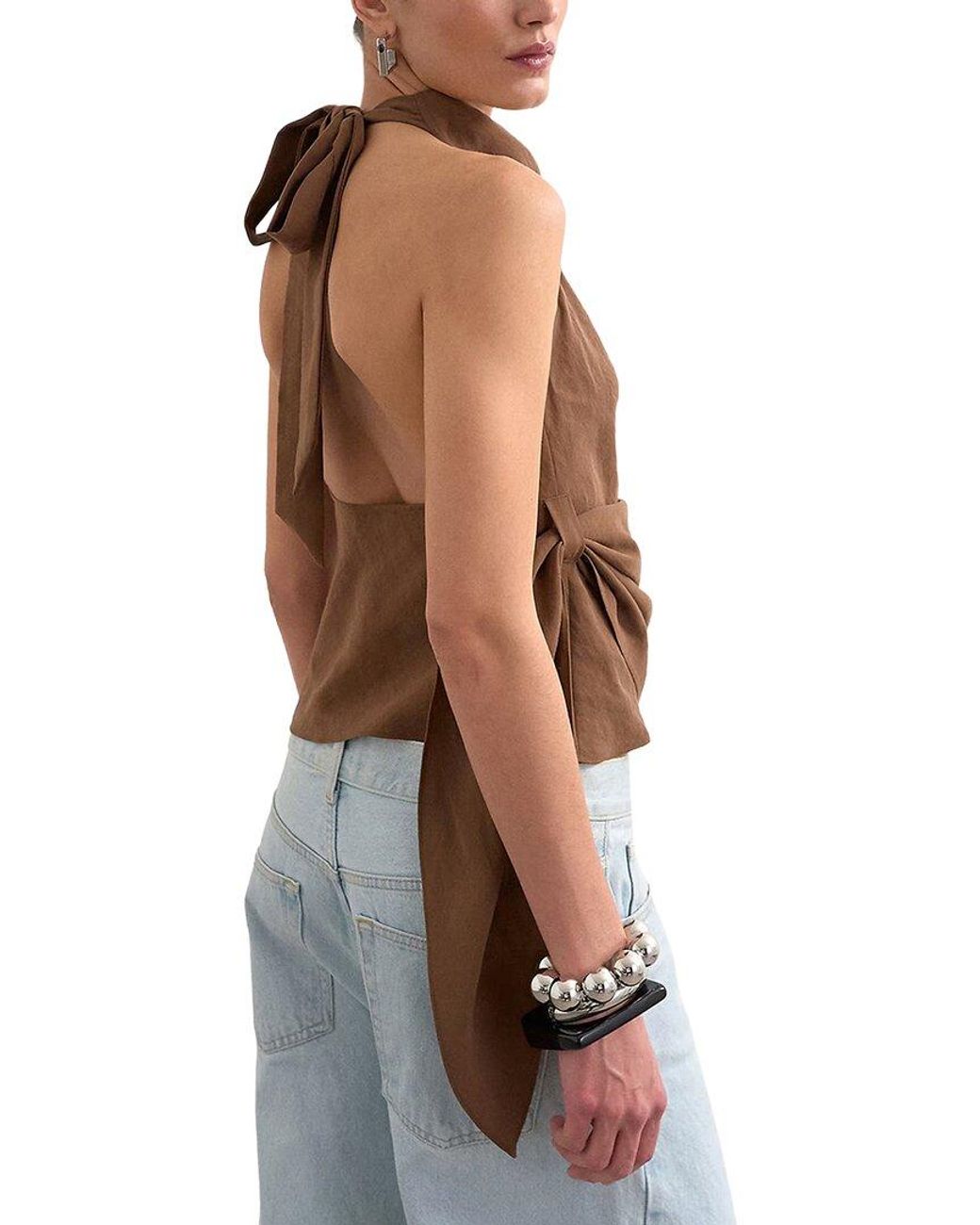Tedora Brown Top