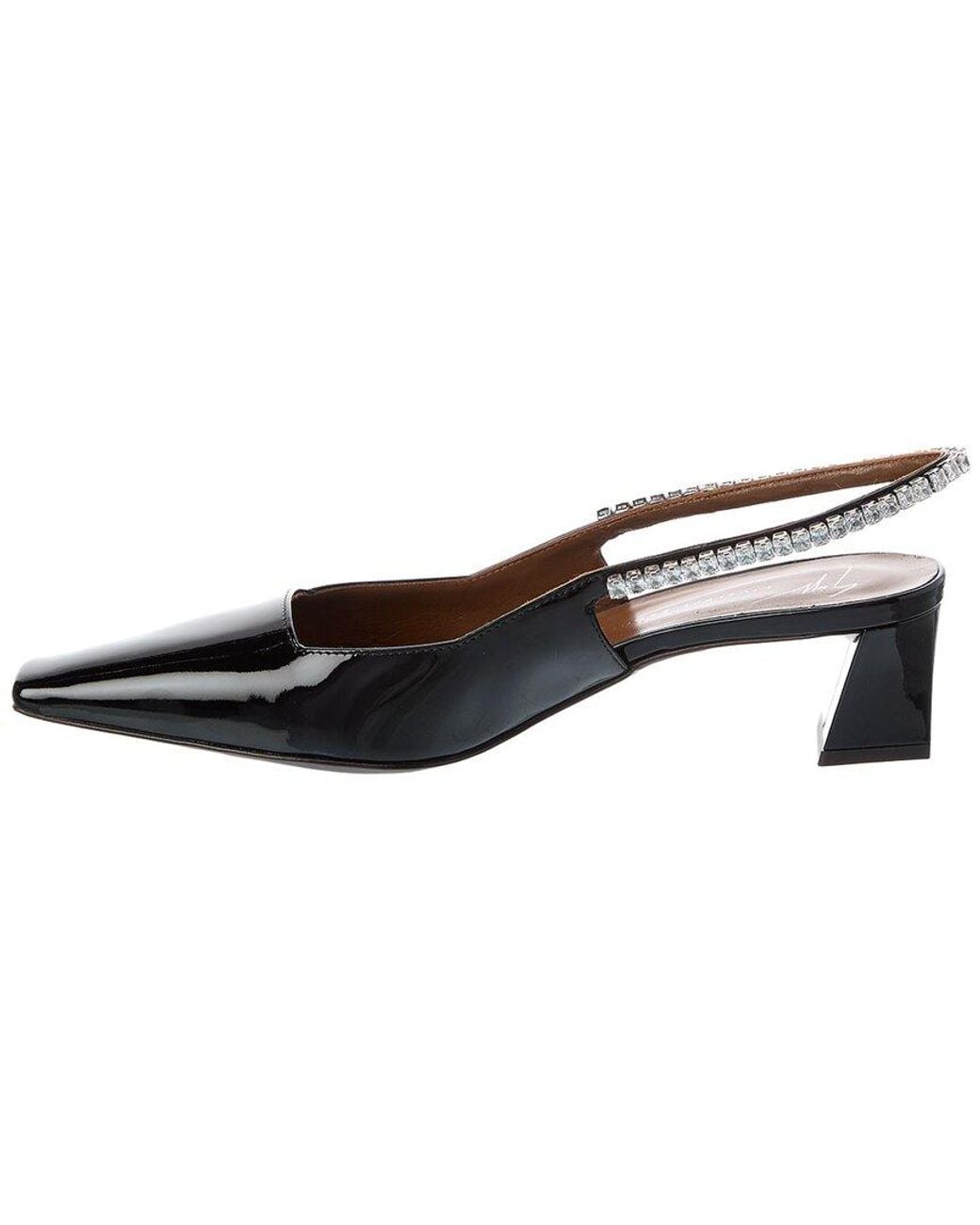 Giuseppe Zanotti Brown Brenda 45 Patent Slingback Pump