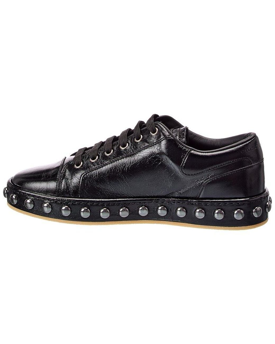 Giuseppe Zanotti Black Gz/City Leather Sneaker for men
