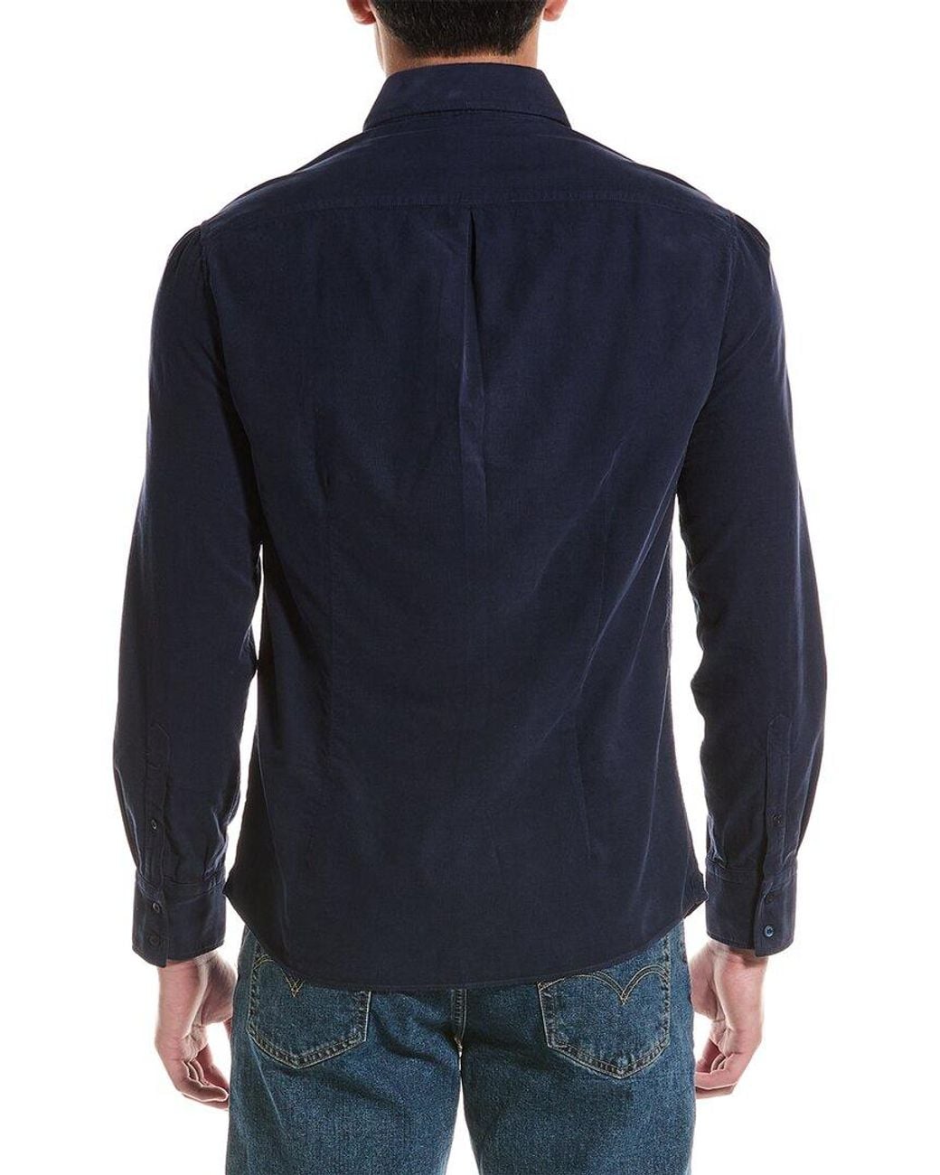 Brunello Cucinelli Blue Slim Fit Shirt for men