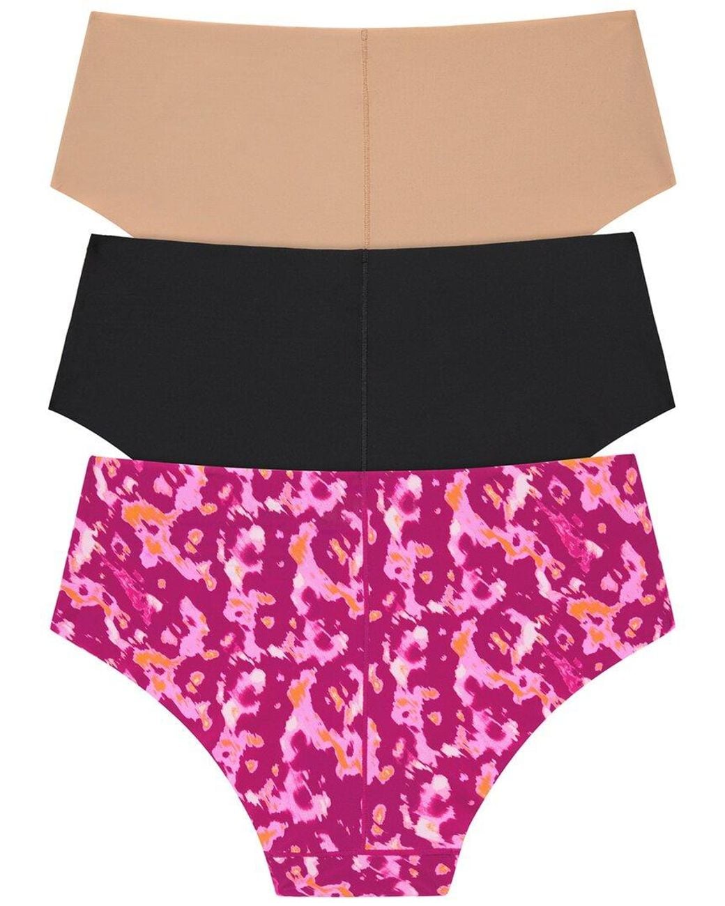 DKNY Black Set Of 3 Cut Anywear Hipster