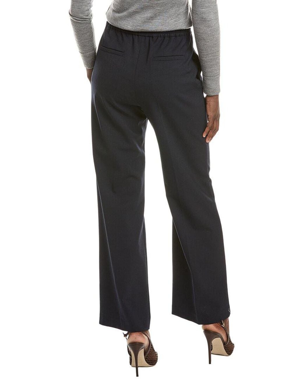 Max Mara Black Weekend Petra Wool-Blend Long Trouser