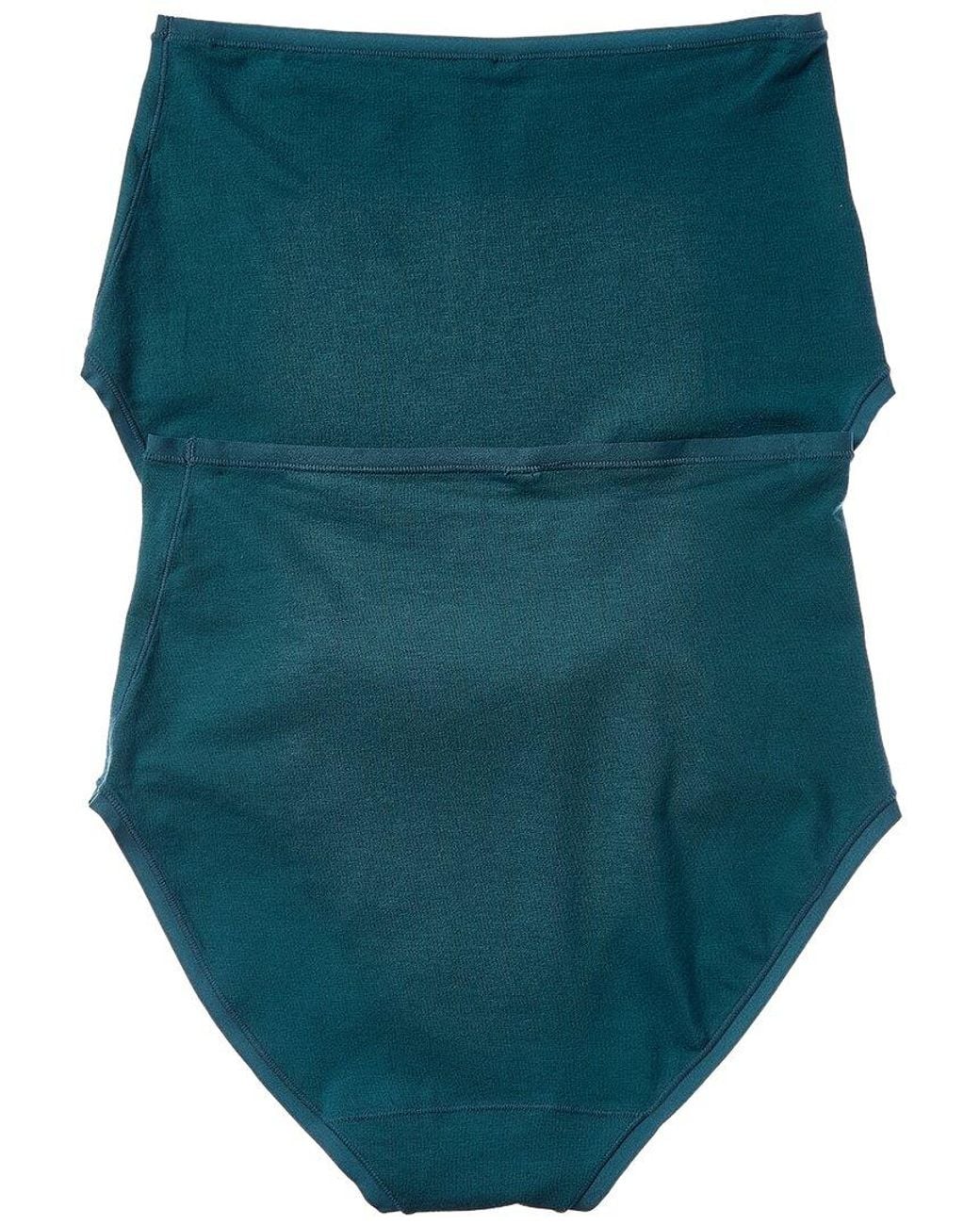 Natori Blue 2pk Bliss Bare High Waist Brief