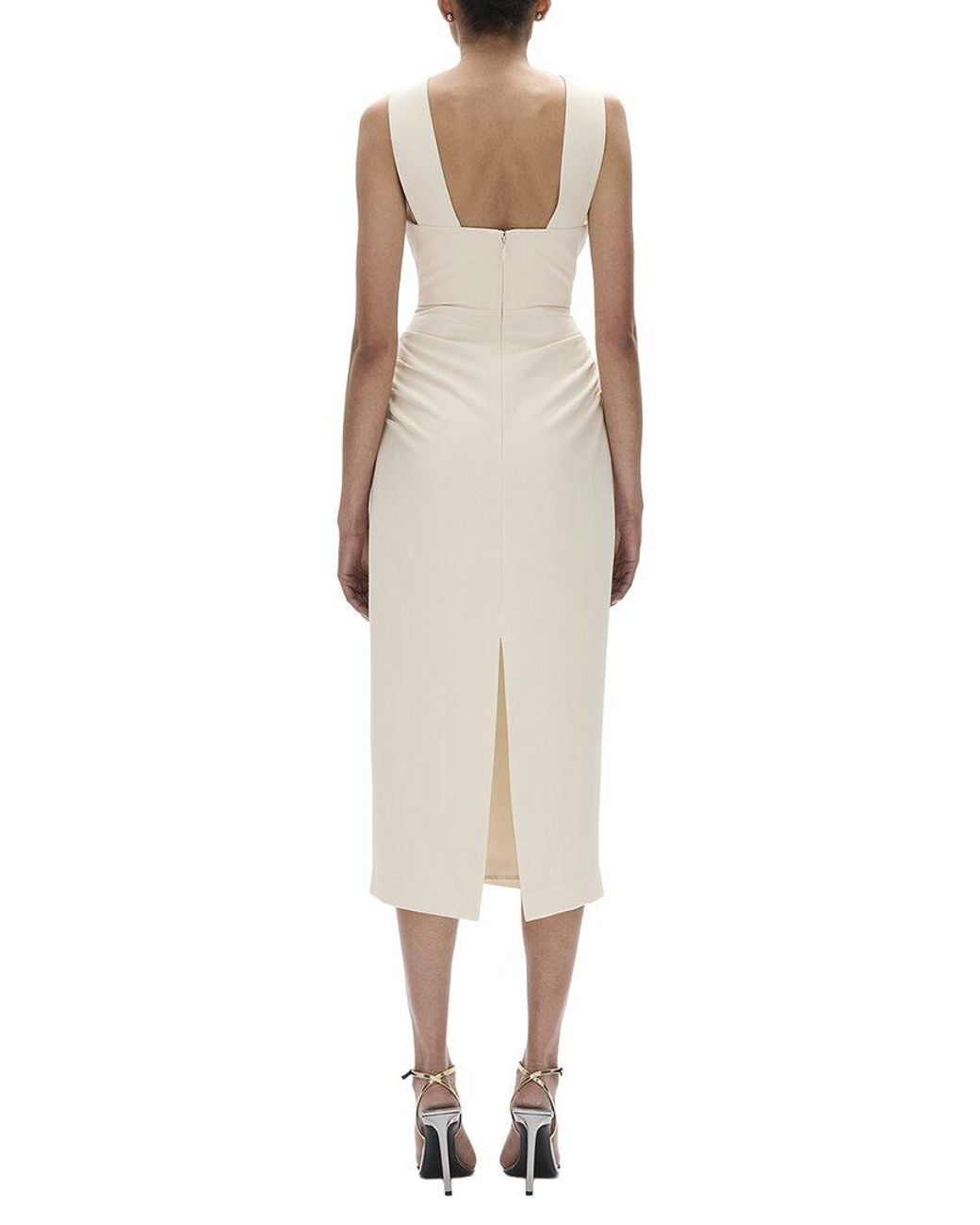Rachel Gilbert Natural Martina Column Dress