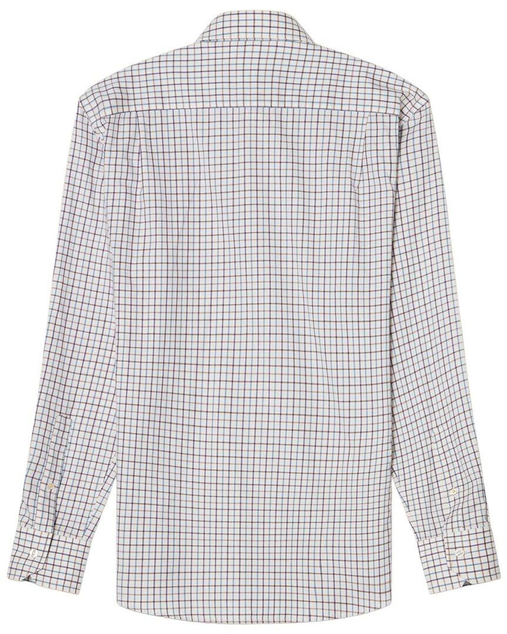 Robert Talbott White Reynolds Ultra Light Weight Brushed Shirt for men