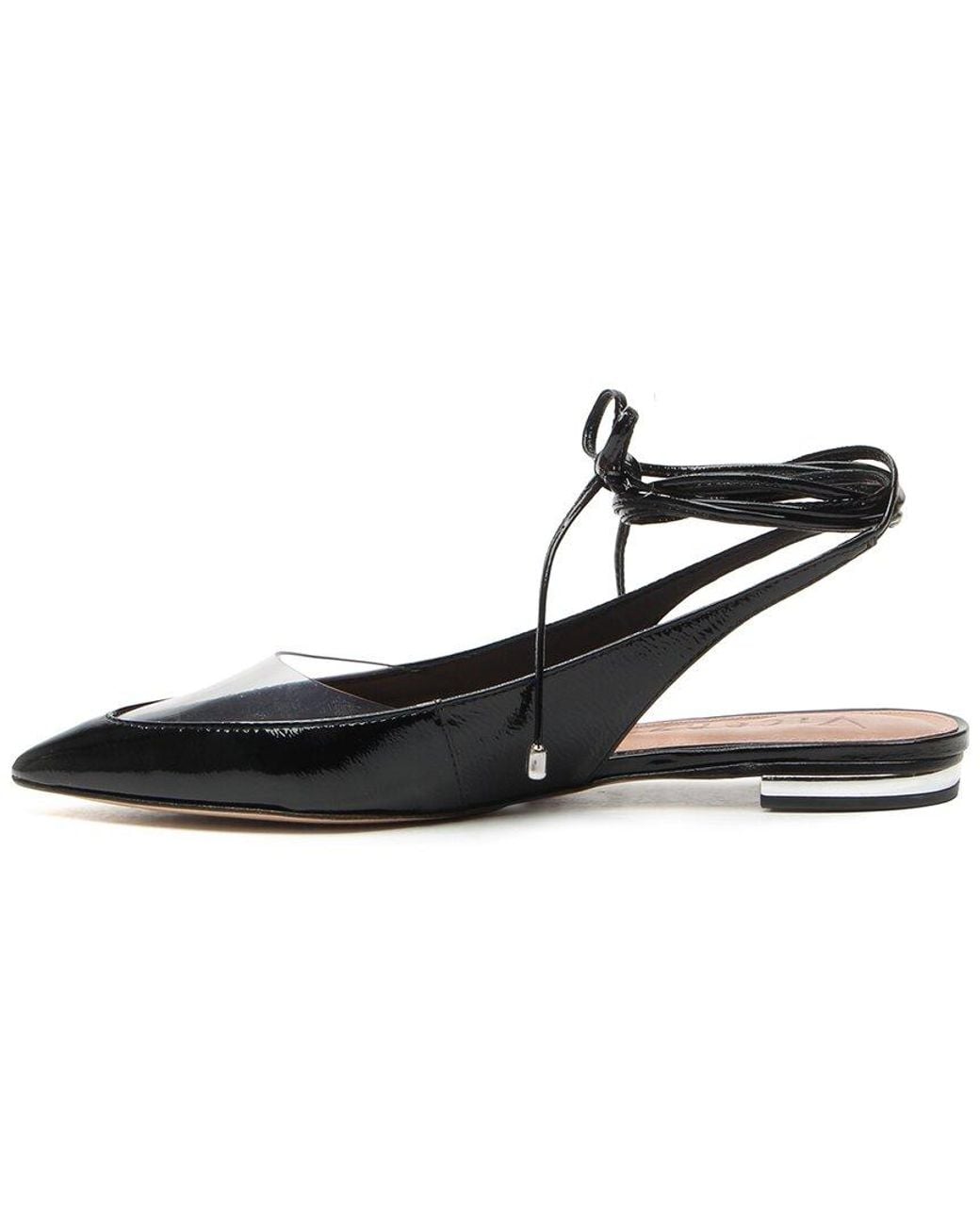Vicenza Black Burnie Patent Ankle Wrap