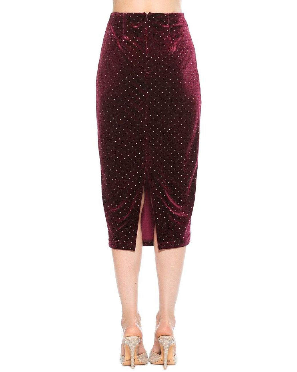 Alexia Admor Red Jayden Pencil Skirt