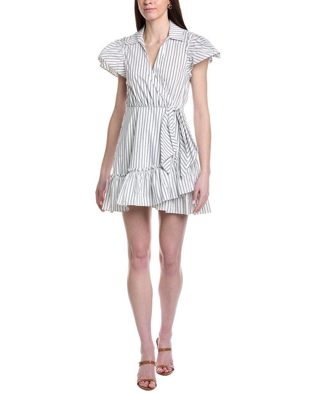 Cinq À Sept White Lila Mini Dress