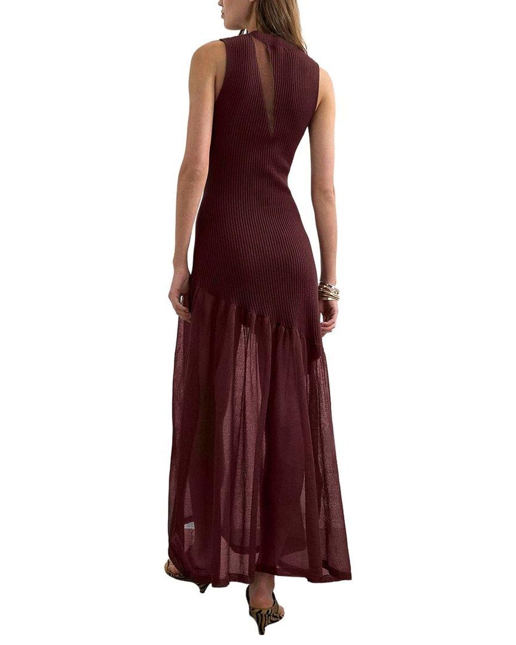Tedora Purple Maxi Dress
